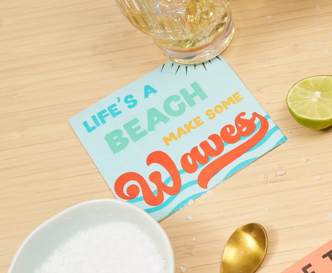 Life's a Beach make some Waves Napkins/26pk