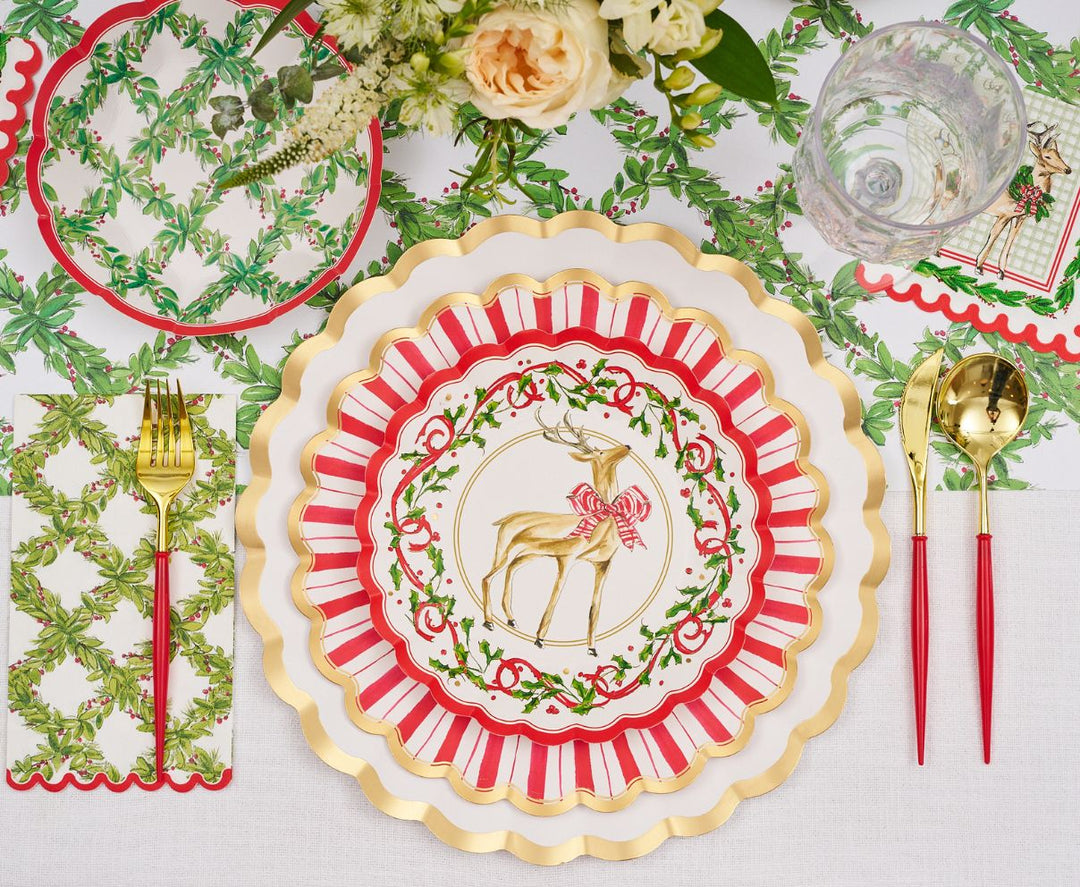 Holly Berry Table Setting