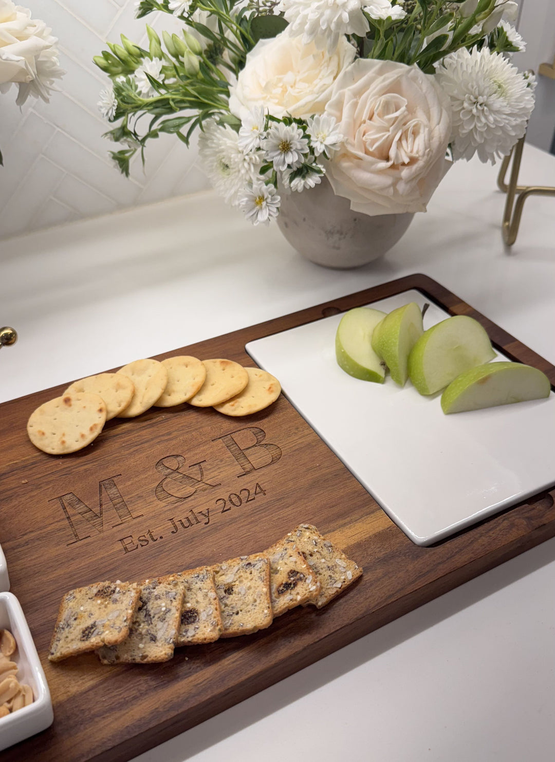 Acacia Fête Set Tray | Personalized | 18 x 9.5