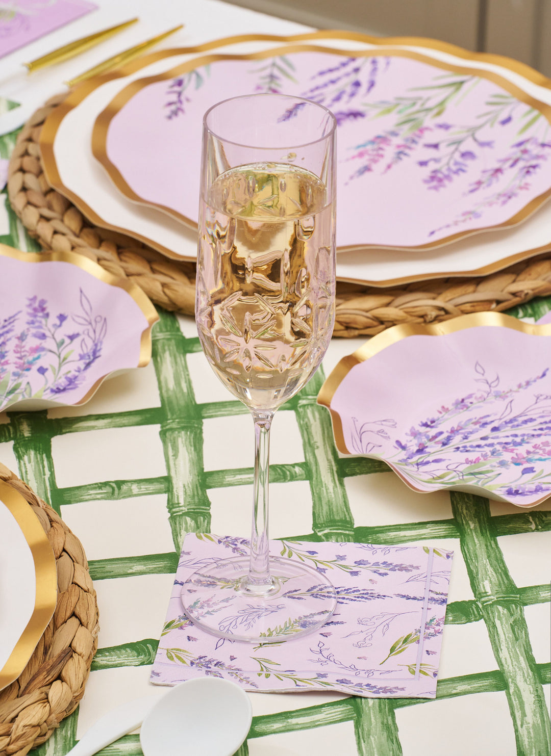 Lavender Fields Table Setting