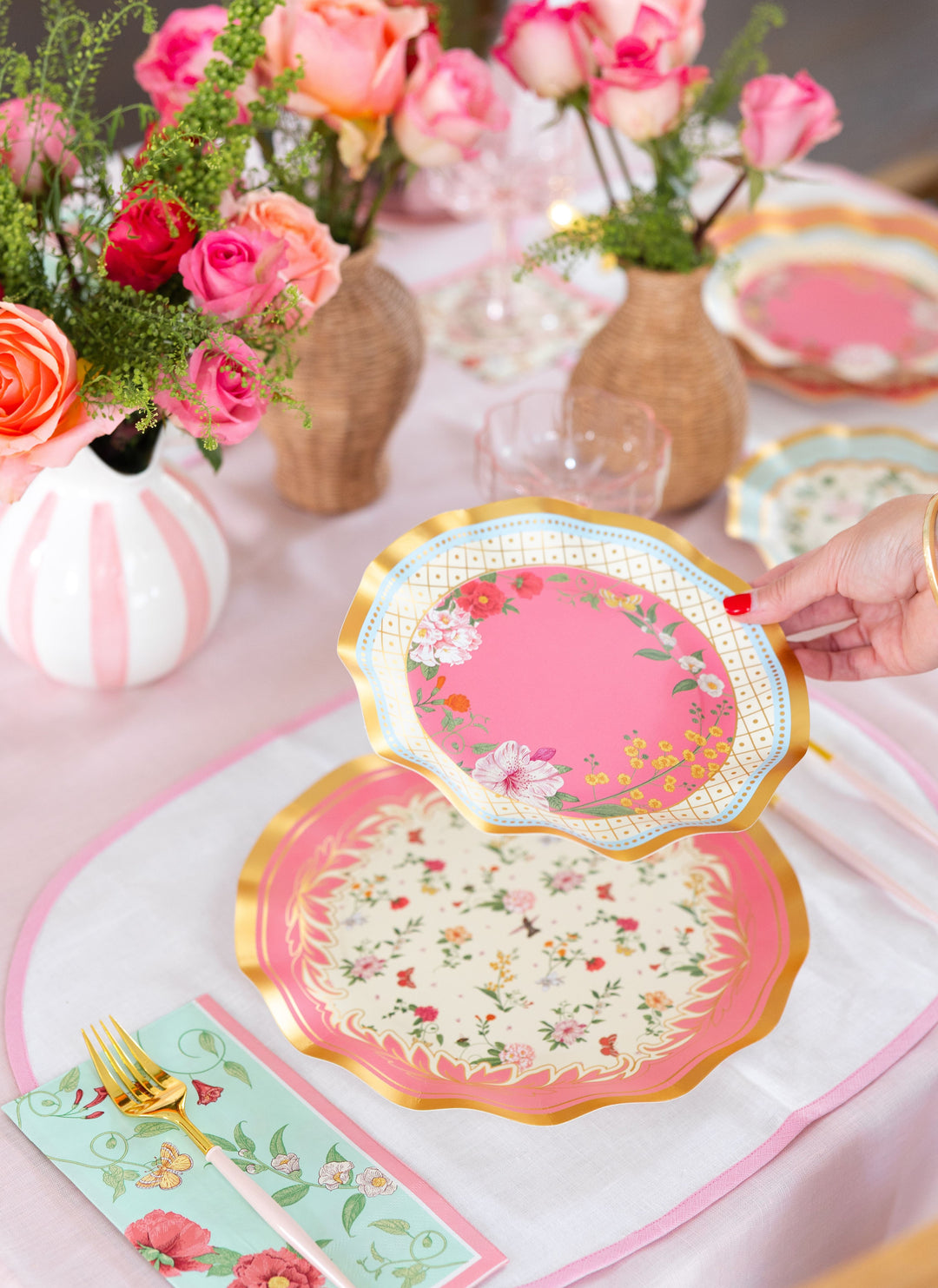 Rococo Salad Plates/8pk