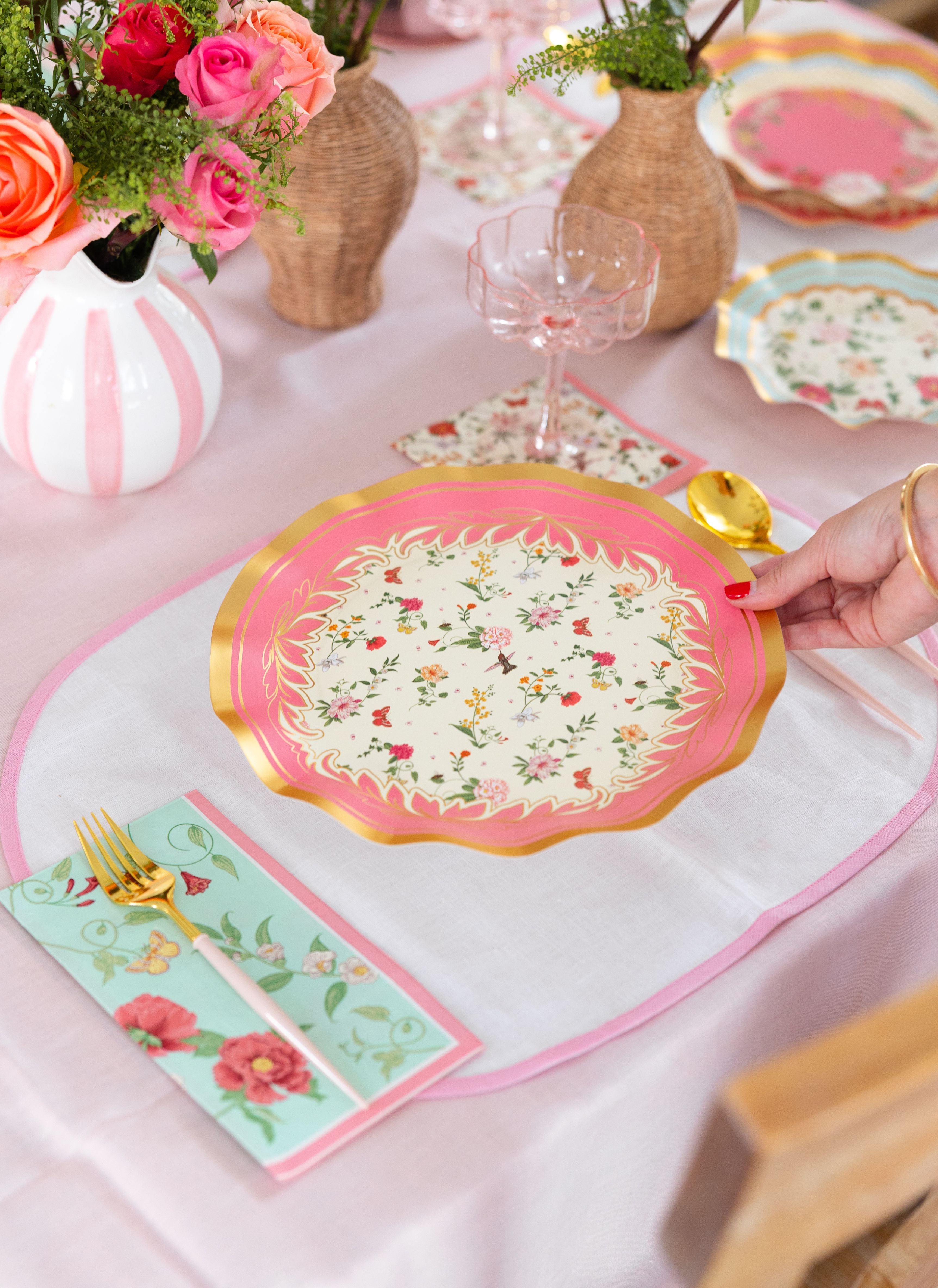 Rococo Dinner Plates/8pk – Sophistiplate LLC