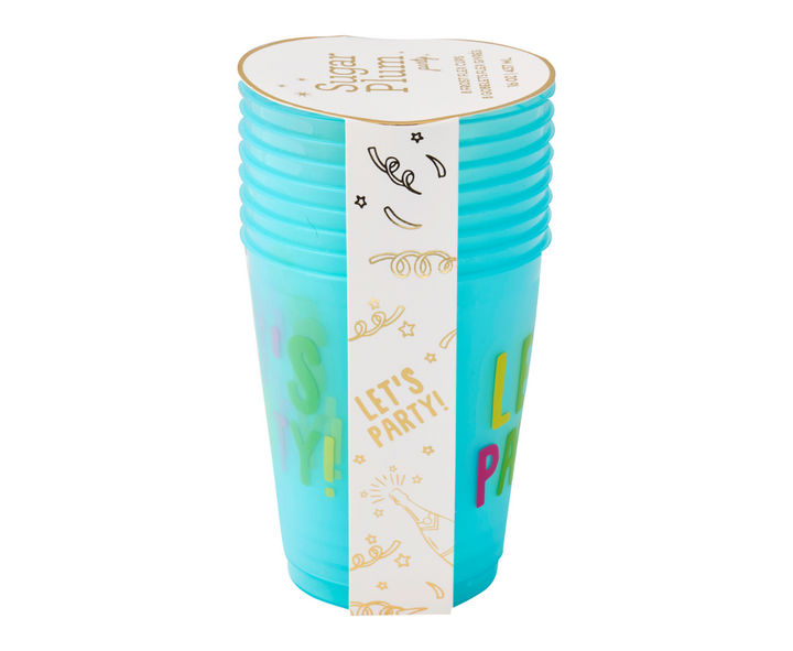 Cocktail Cheers Frost Flex Cups/8pk - Let's Party