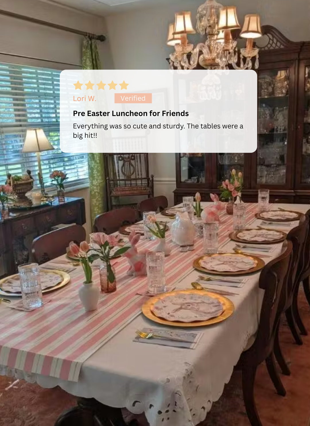 Charming Easter Table Setting