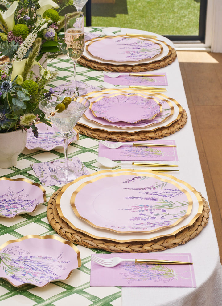 Lavender Fields Table Setting