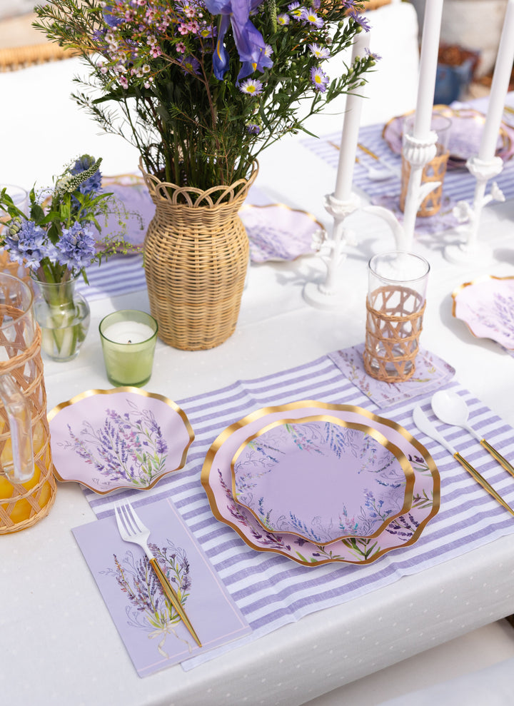 Lavender Fields Salad Plates/8pk