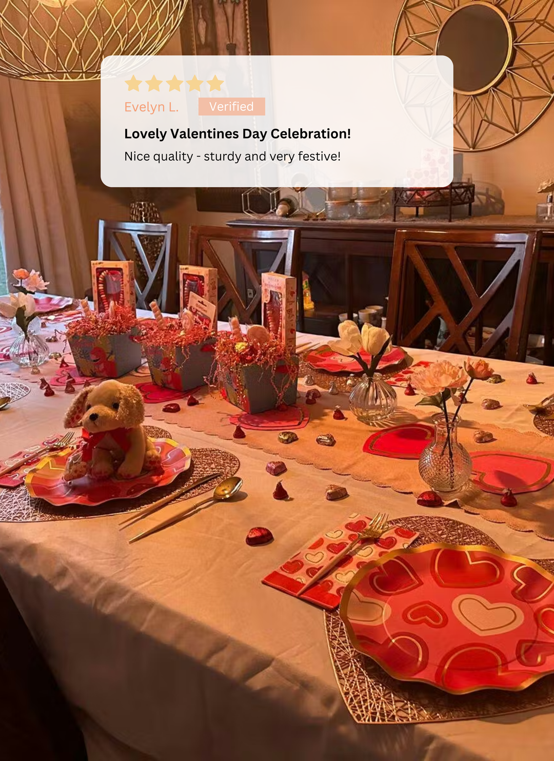 Love Notes Table Setting