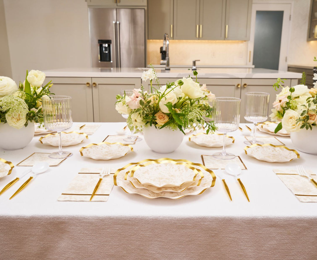 Timeless Table Setting: Sand