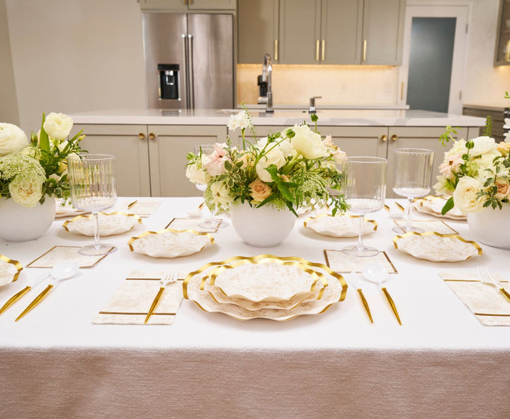 Timeless Table Setting: Sand