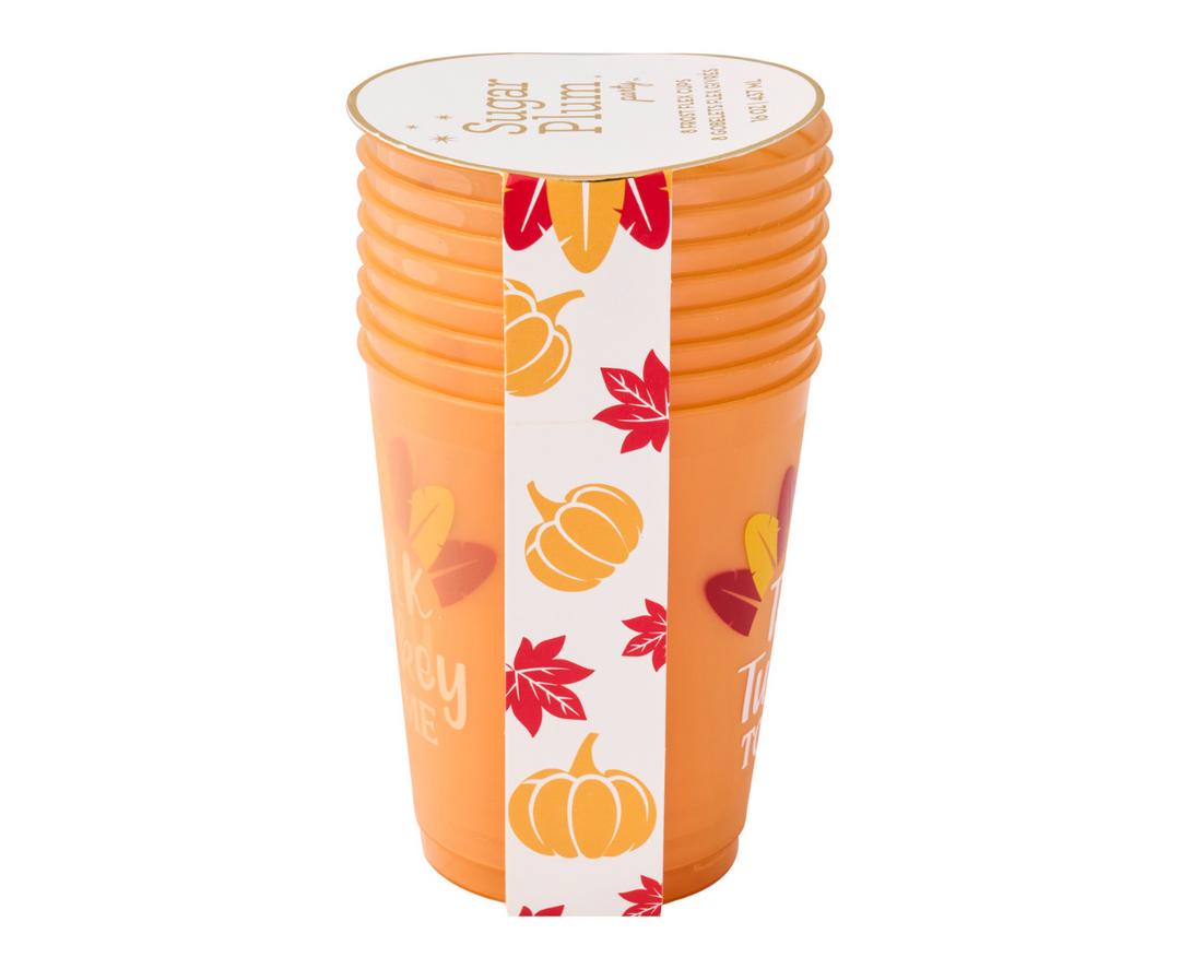 Give Thanks Frost Flex Cups/8pk - Talk Turkey to Me