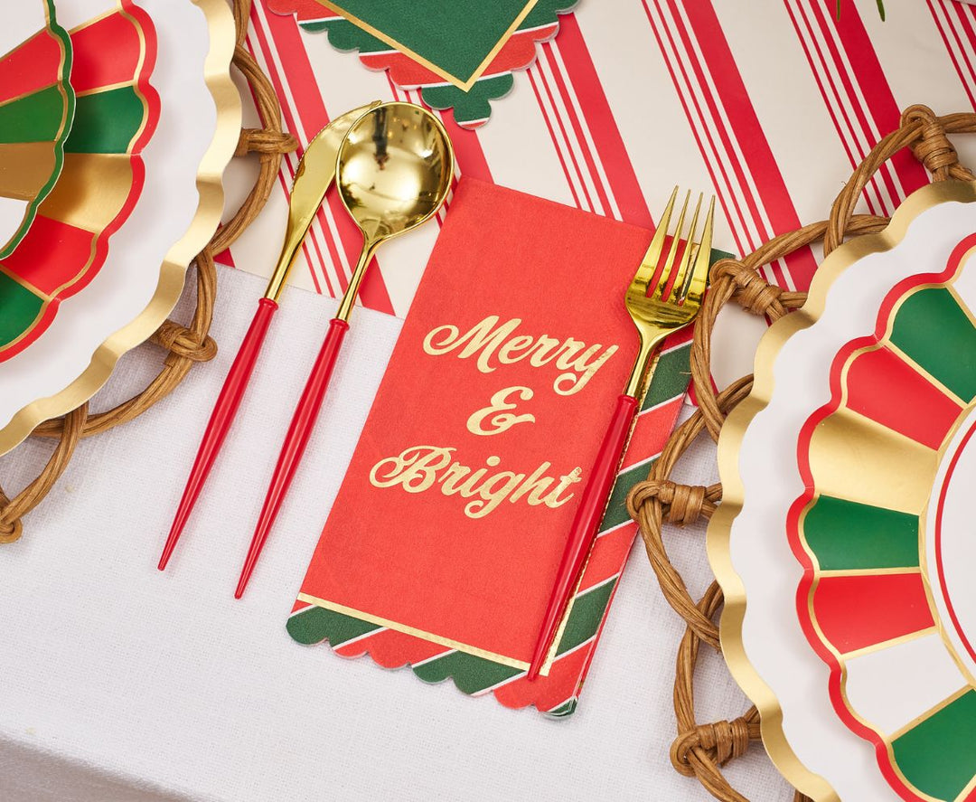 Joyful Christmas Table Setting