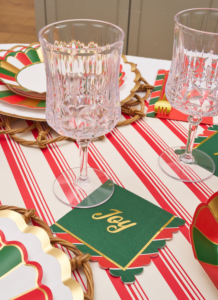 Joyful Christmas Table Setting