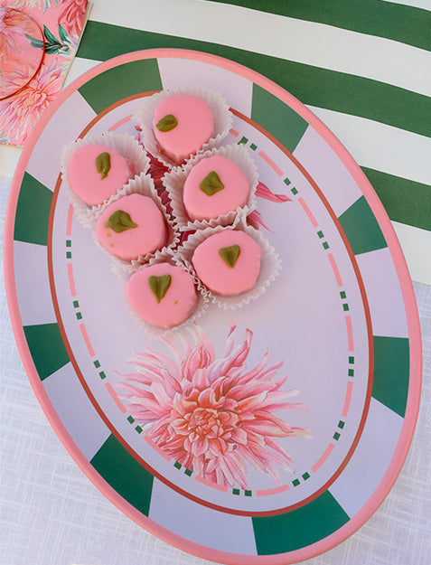 Spring Tablescape for 16: Dahlia Garden