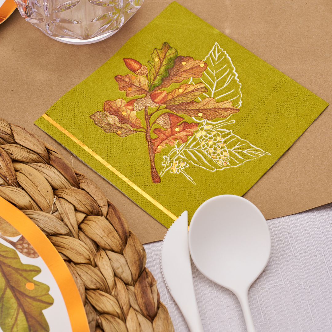 Acorn and Oak Table Setting