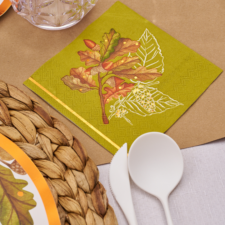 Acorn and Oak Table Setting