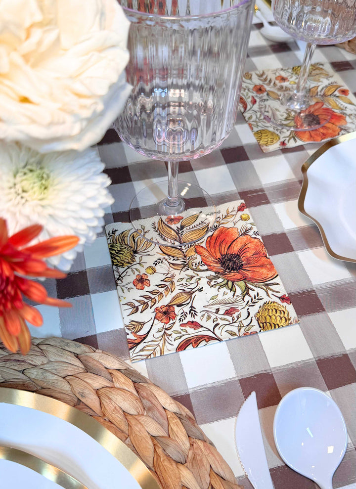 Autumn Blossom Table Setting
