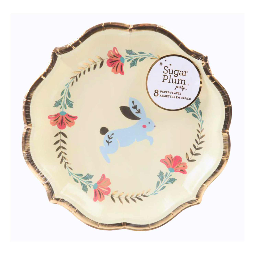 Folklore Easter Salad Plates/8pk