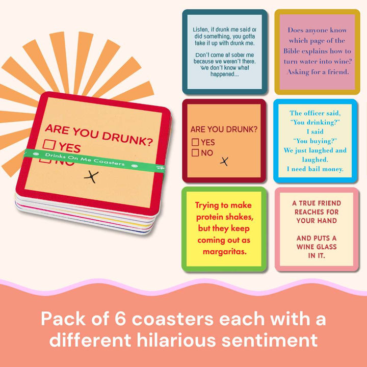 Coaster Bundle: Are You Drunk?