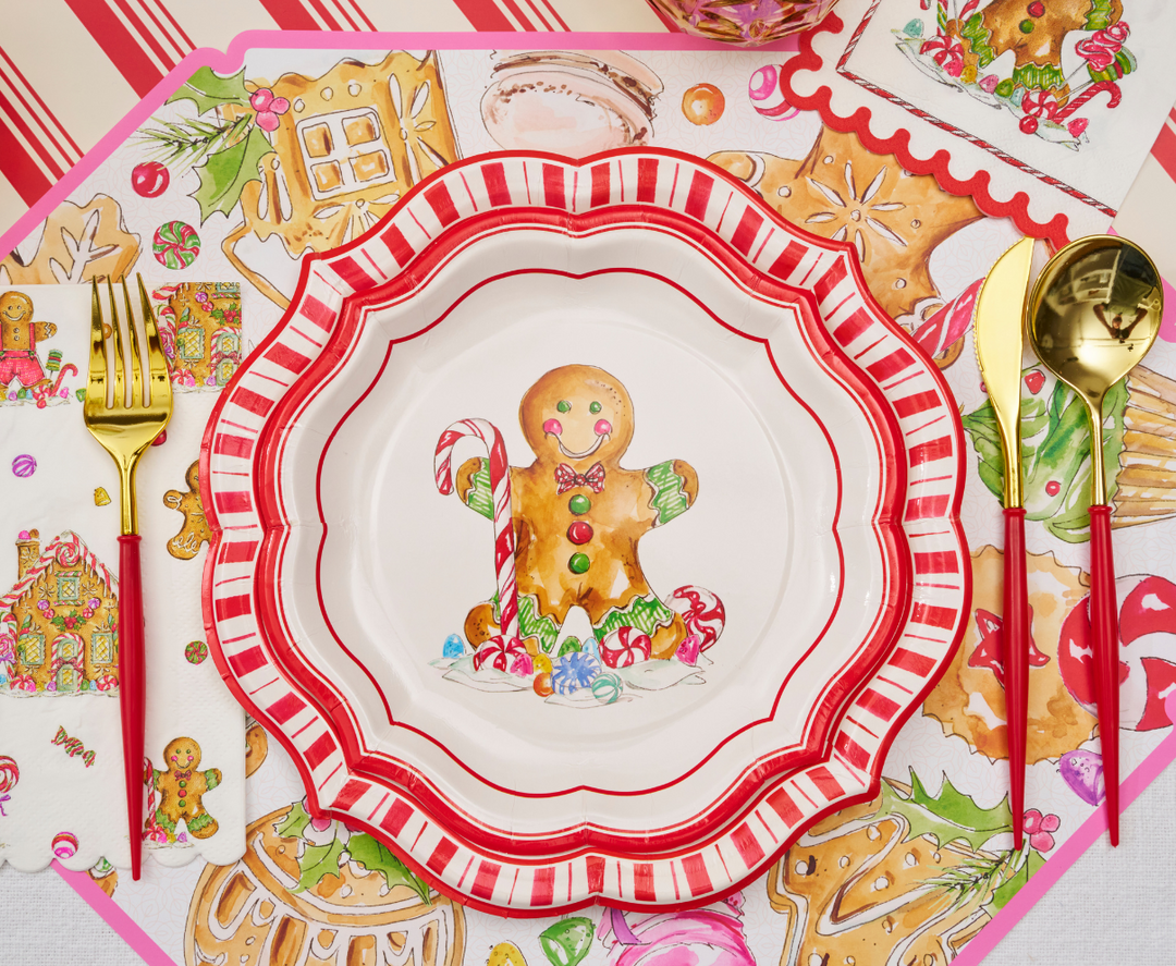 Gingerbread Salad Plates/8pk