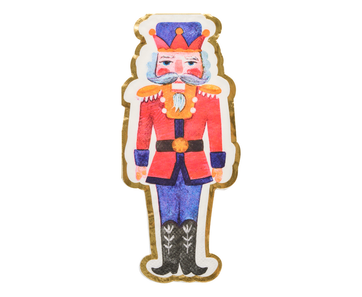 Whimsical Nutcracker Die Cut Guest Towels/20pk