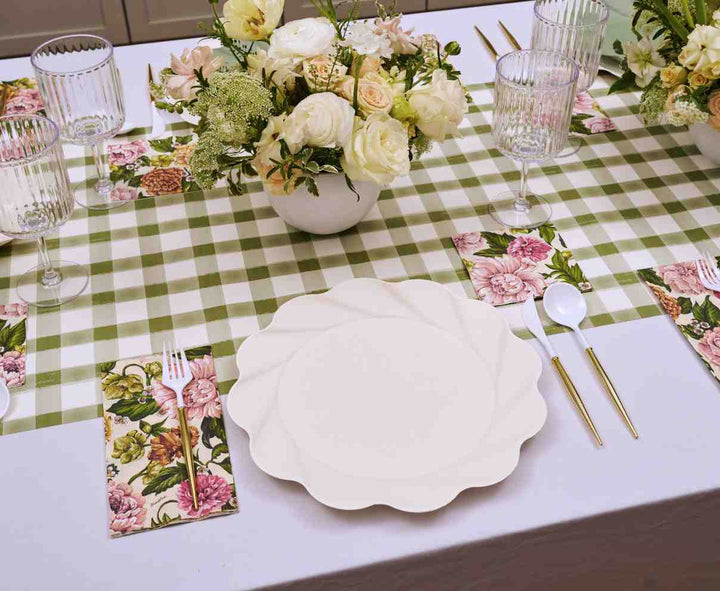 Garden Rose Table Setting