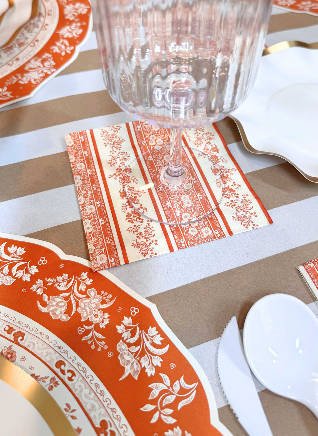 Pumpkin Garden Table Setting