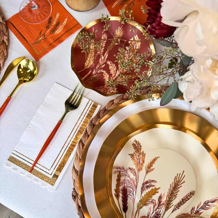 Harvest Wheat: Thanksgiving Table for 16