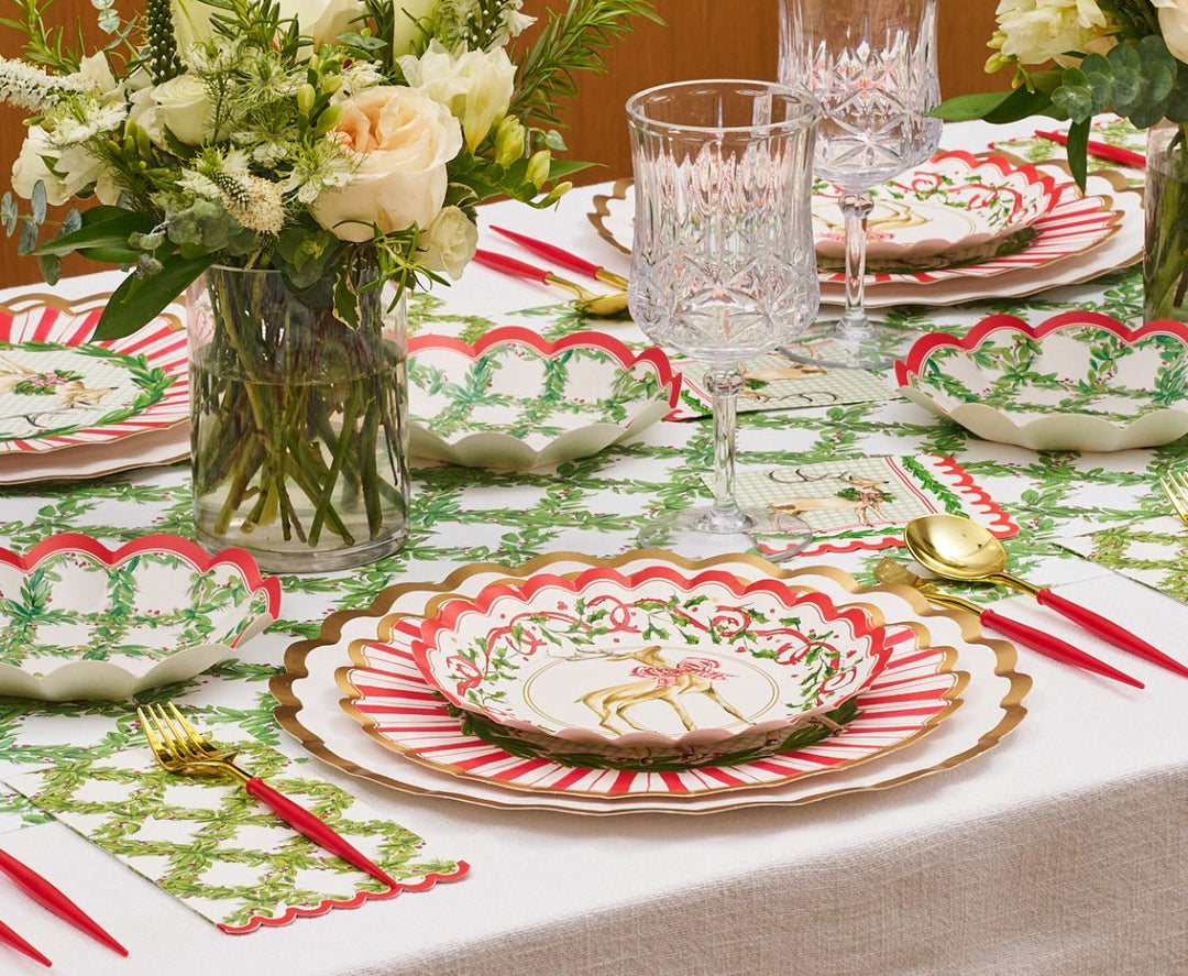 Holly Berry Table Setting