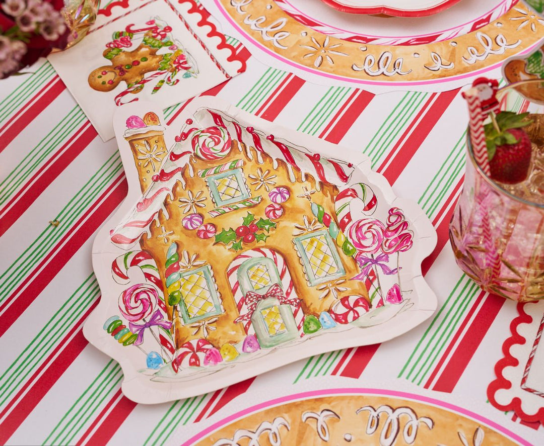 Gingerbread Table Setting