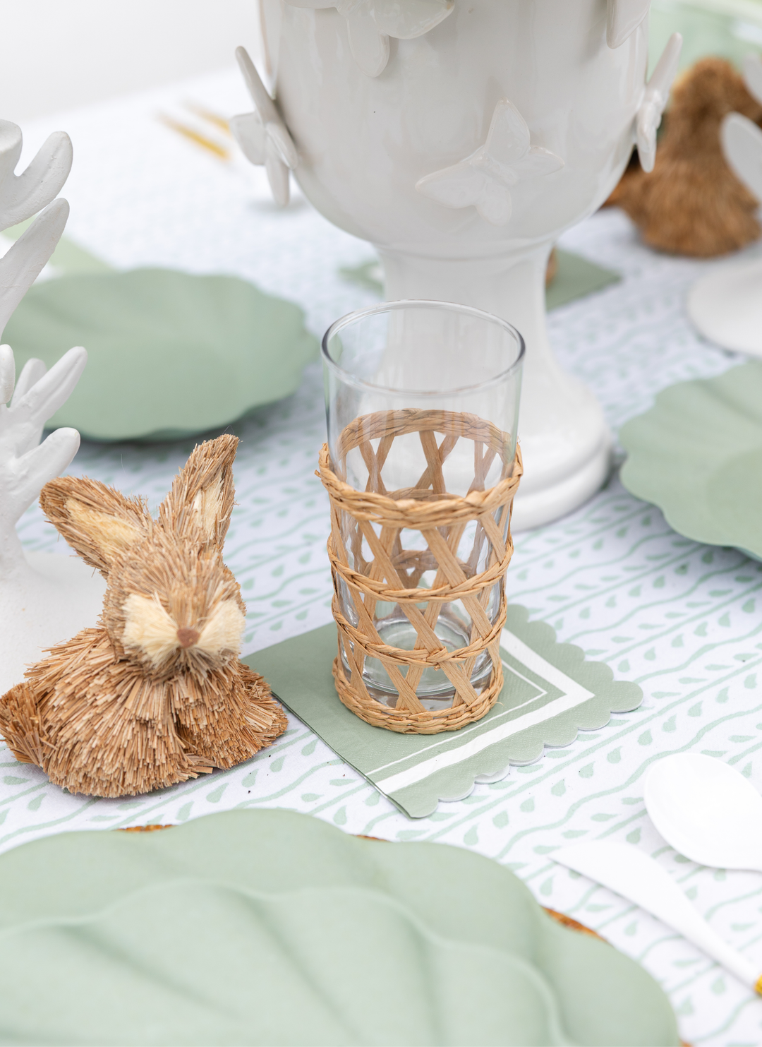 Eco-friendly Table Setting- Sage