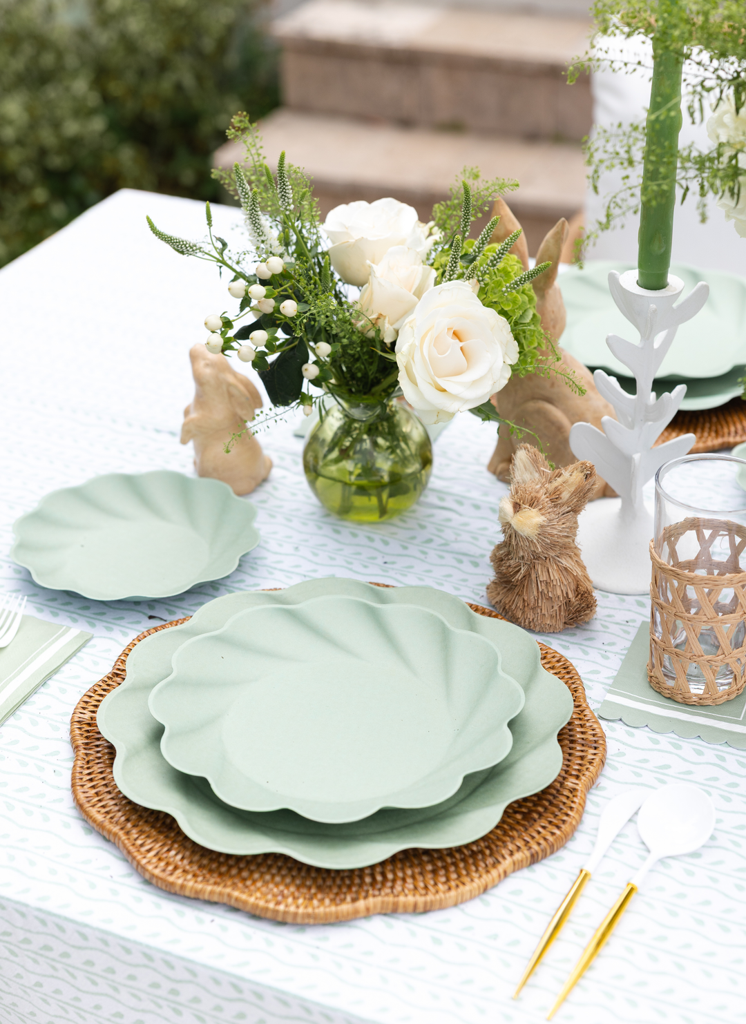 Simply Eco Dinner Plate- Sage/8pkg