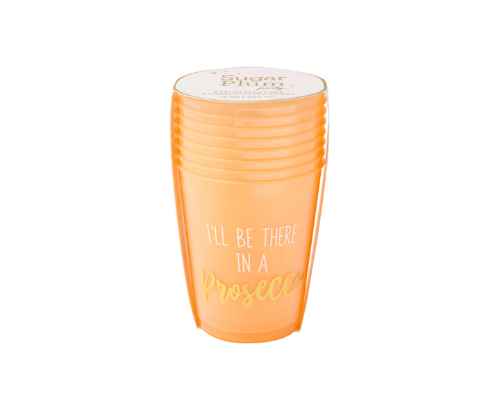 Cocktail Cheers Frost Flex Cups/8pk - I'll be there in a Prosecco