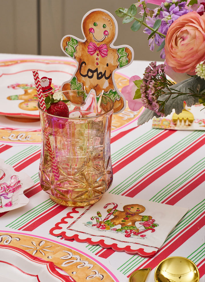 Gingerbread Table Setting