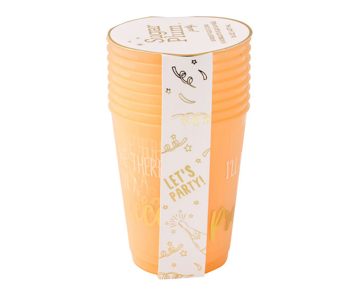 Cocktail Cheers Frost Flex Cups/8pk - I'll be there in a Prosecco