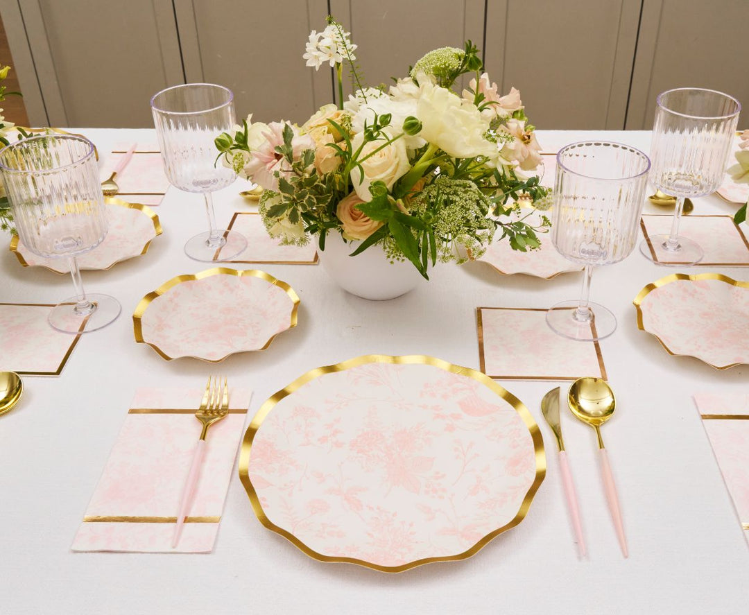 Timeless Blush Cocktail Napkins/20pk