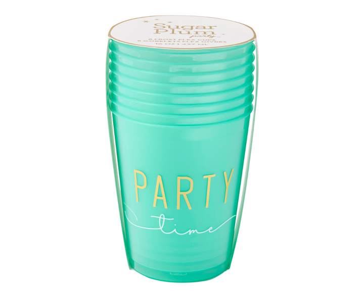 Cocktail Cheers Frost Flex Cups/8pk - Party Time