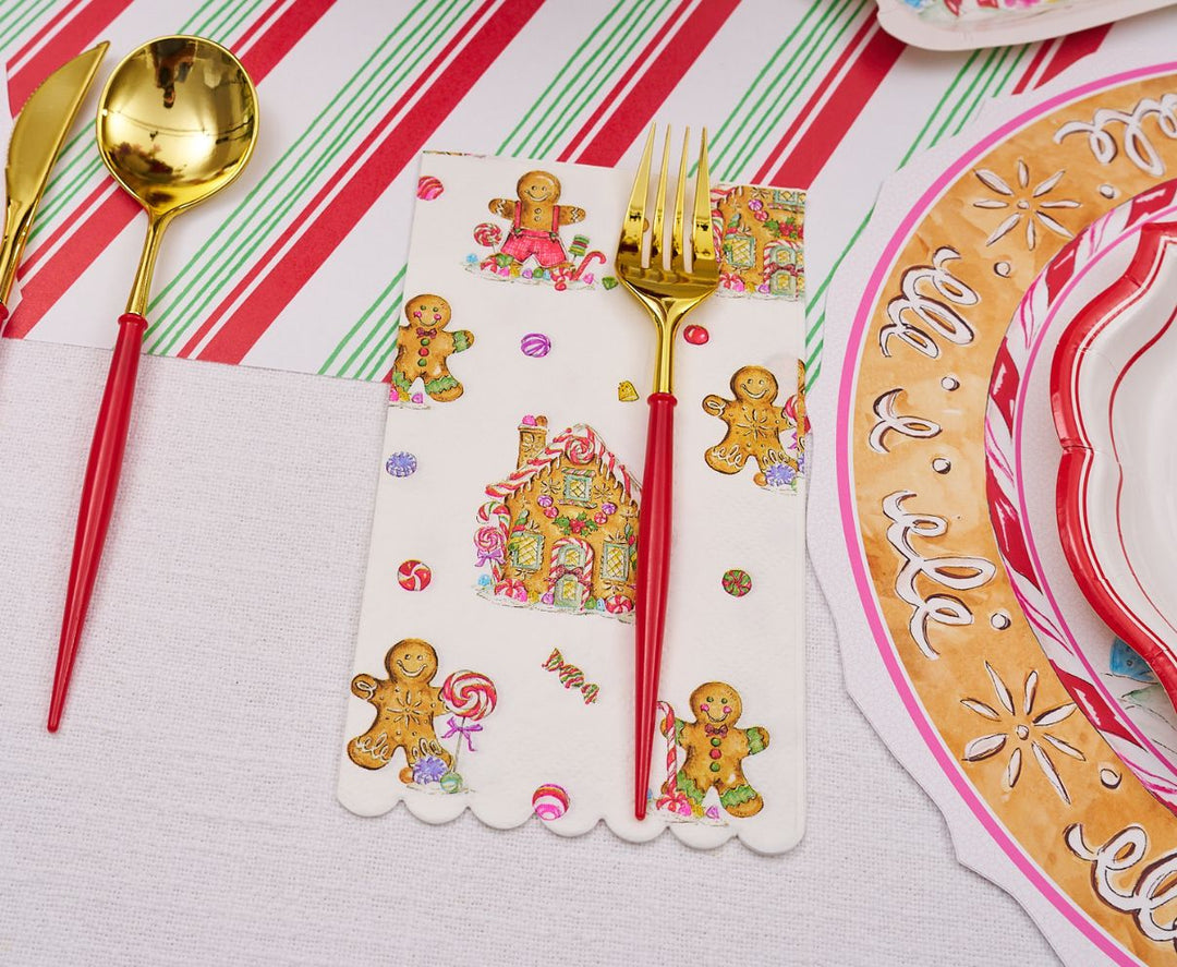 Gingerbread Table Setting