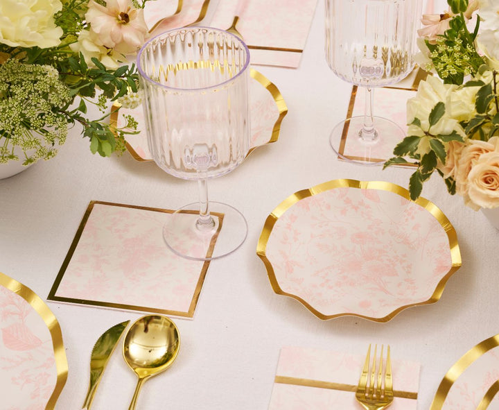 Timeless Blush Appetizer/Dessert Bowls/8pk