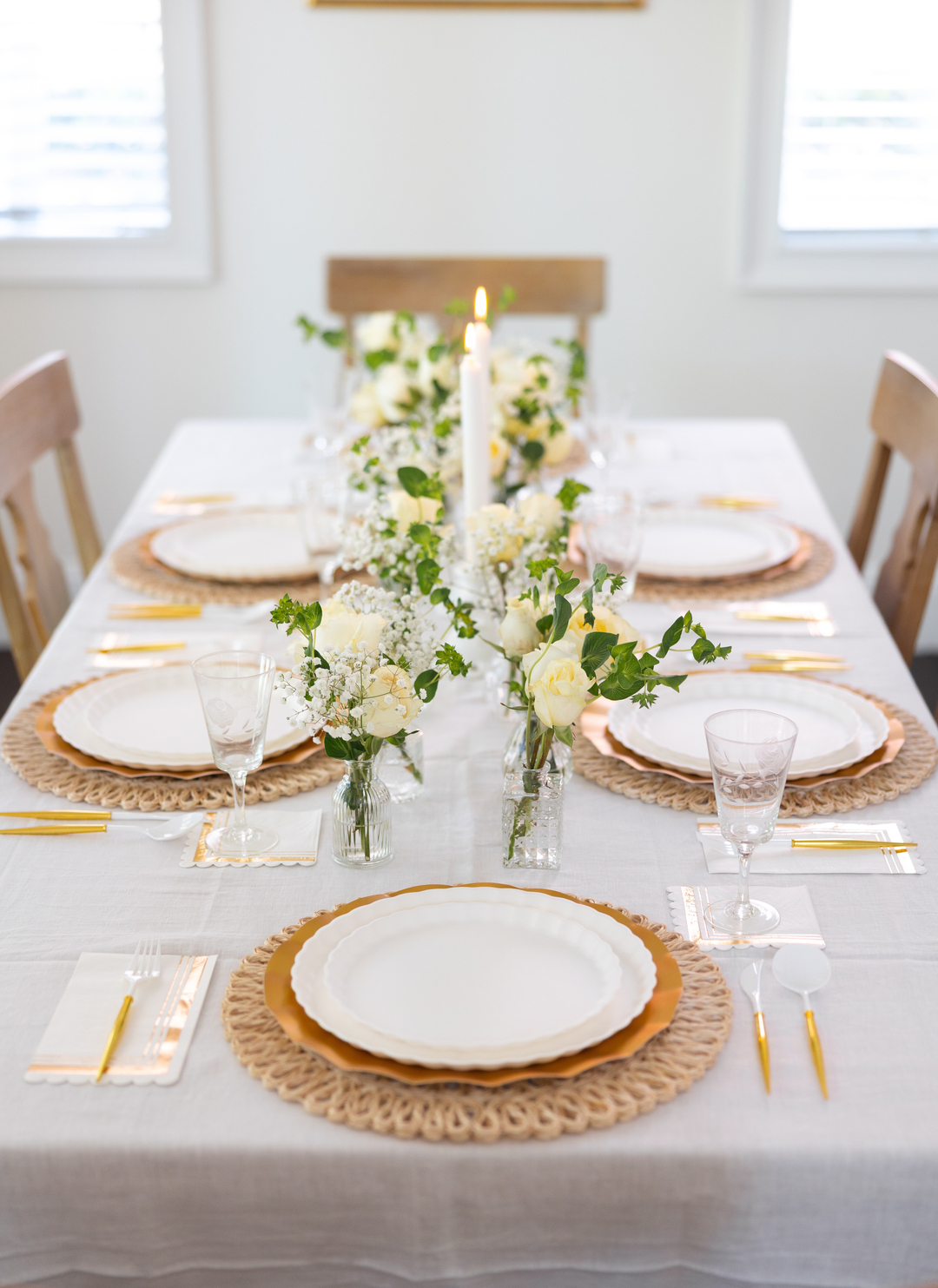 Simply Eco Dinner Plate- White/8pkg