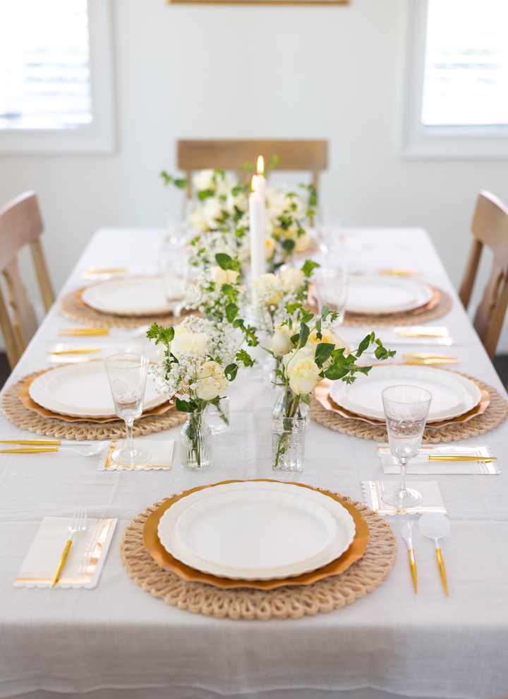 Simply Eco Dinner Plate- White/8pkg