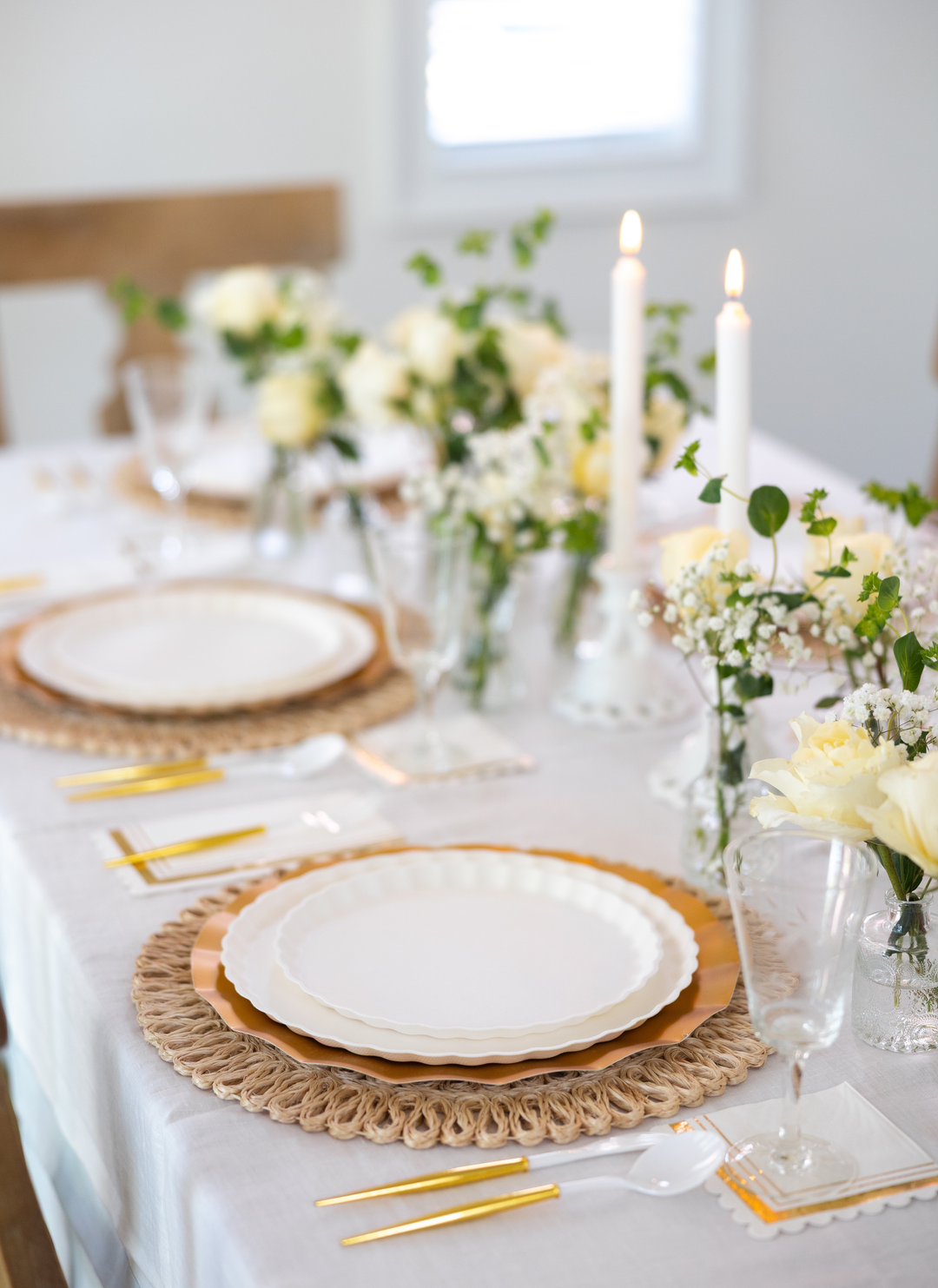 Simply Eco Dinner Plate- White/8pkg