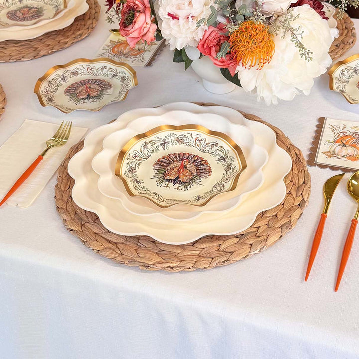 Ivory Harvest Table Setting