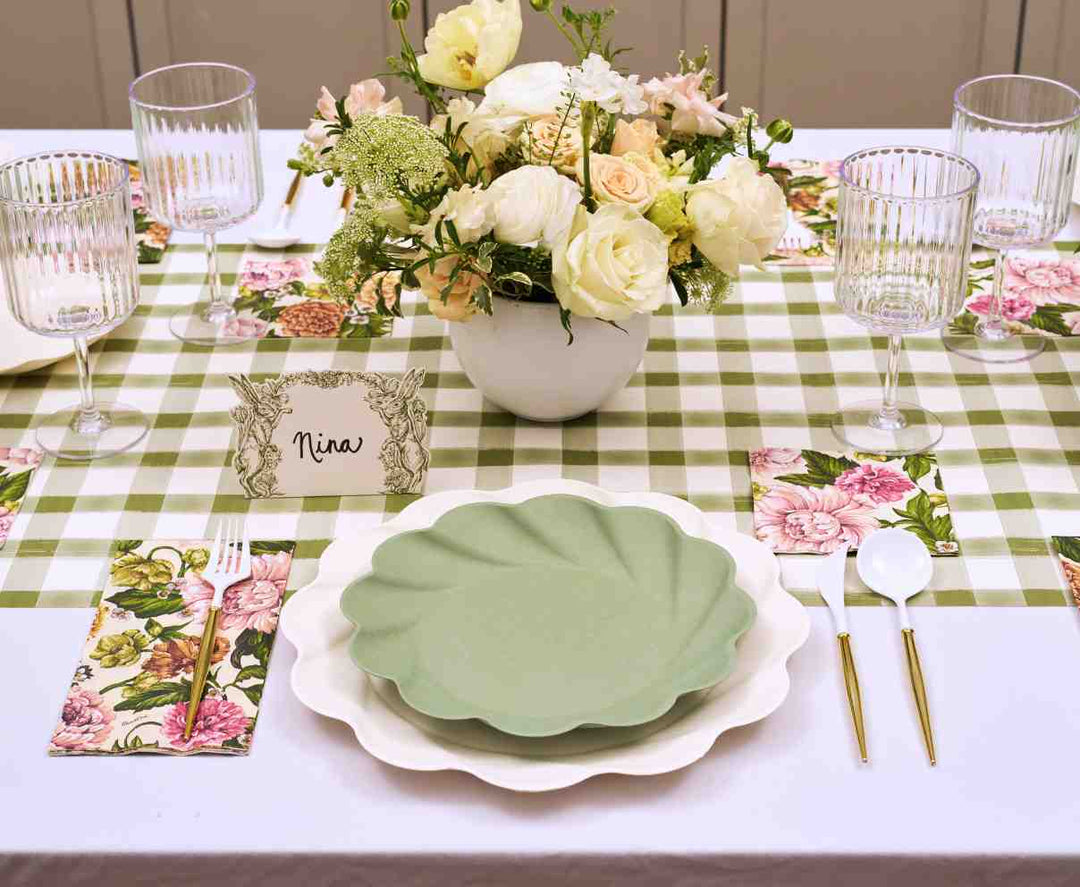 Garden Rose Table Setting