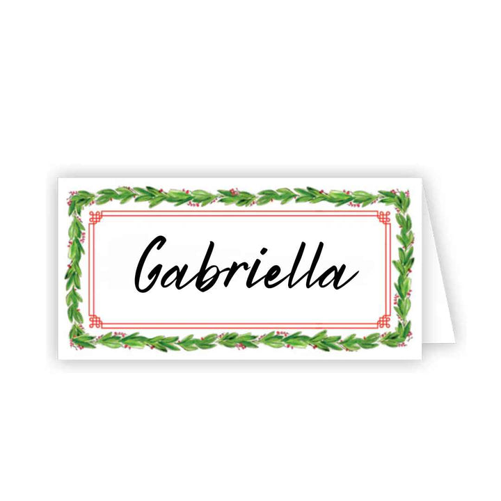 Holly Berry Place Card/10pk