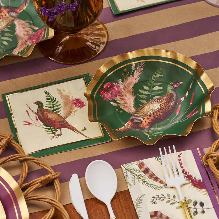 Feather Grove Wavy Paper Appetizer/Dessert Bowl/8pk Info