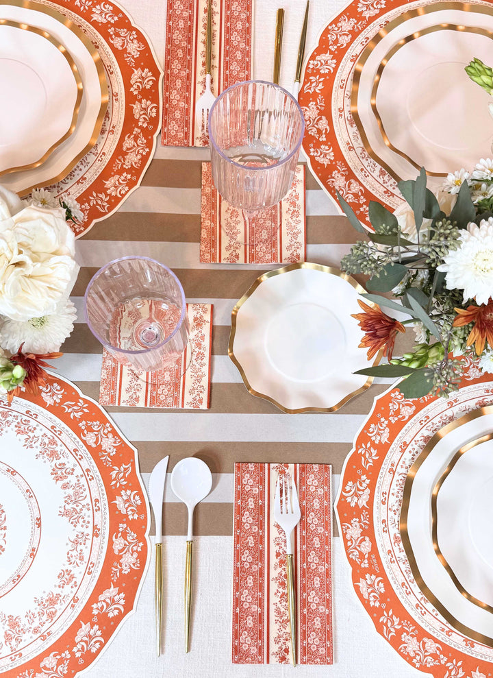 Pumpkin Garden Table Setting