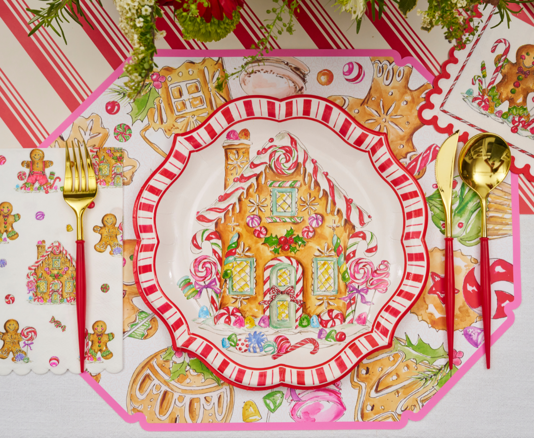 Gingerbread Dinner Plates/8pk
