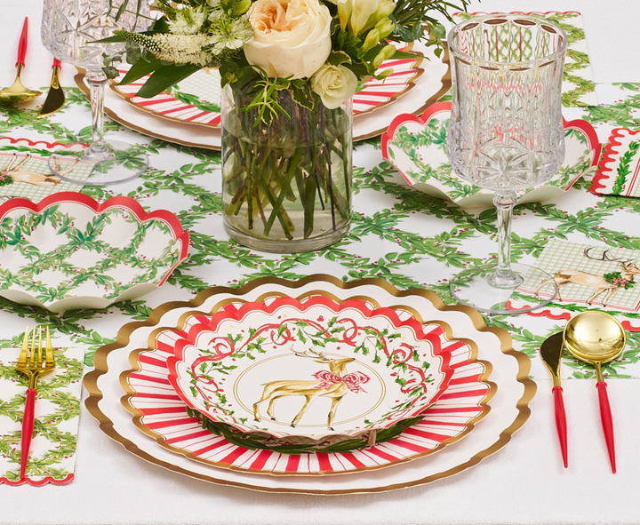 Holly Berry Salad Plates/8pk