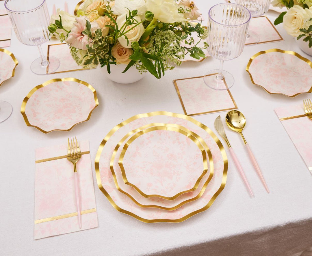 Timeless Blush Appetizer/Dessert Bowls/8pk