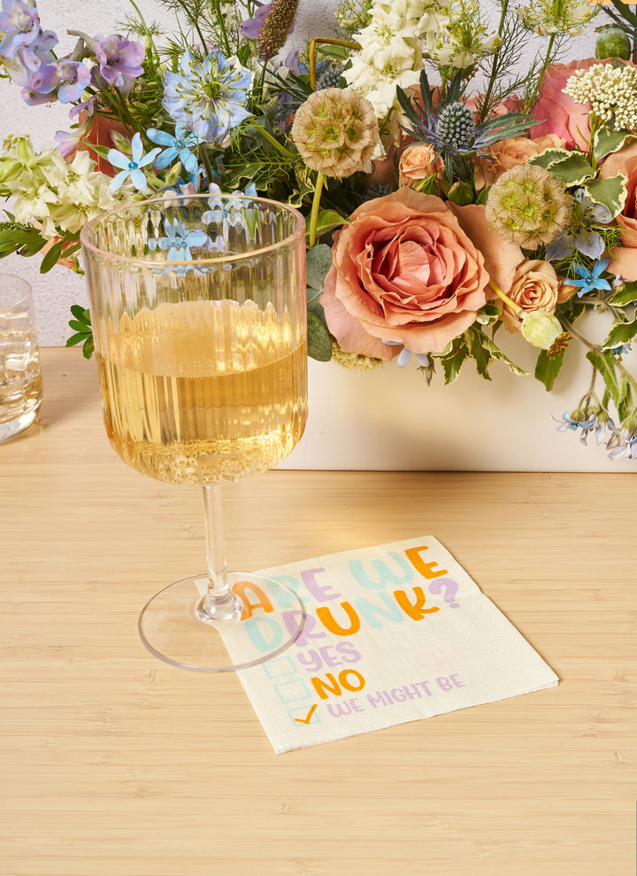 'Are We Drunk?' Cocktail Napkins/26pk
